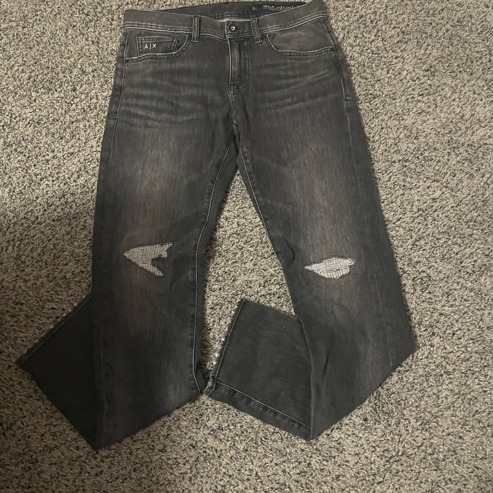Armani Jeans Dark Gray Straight Fit
